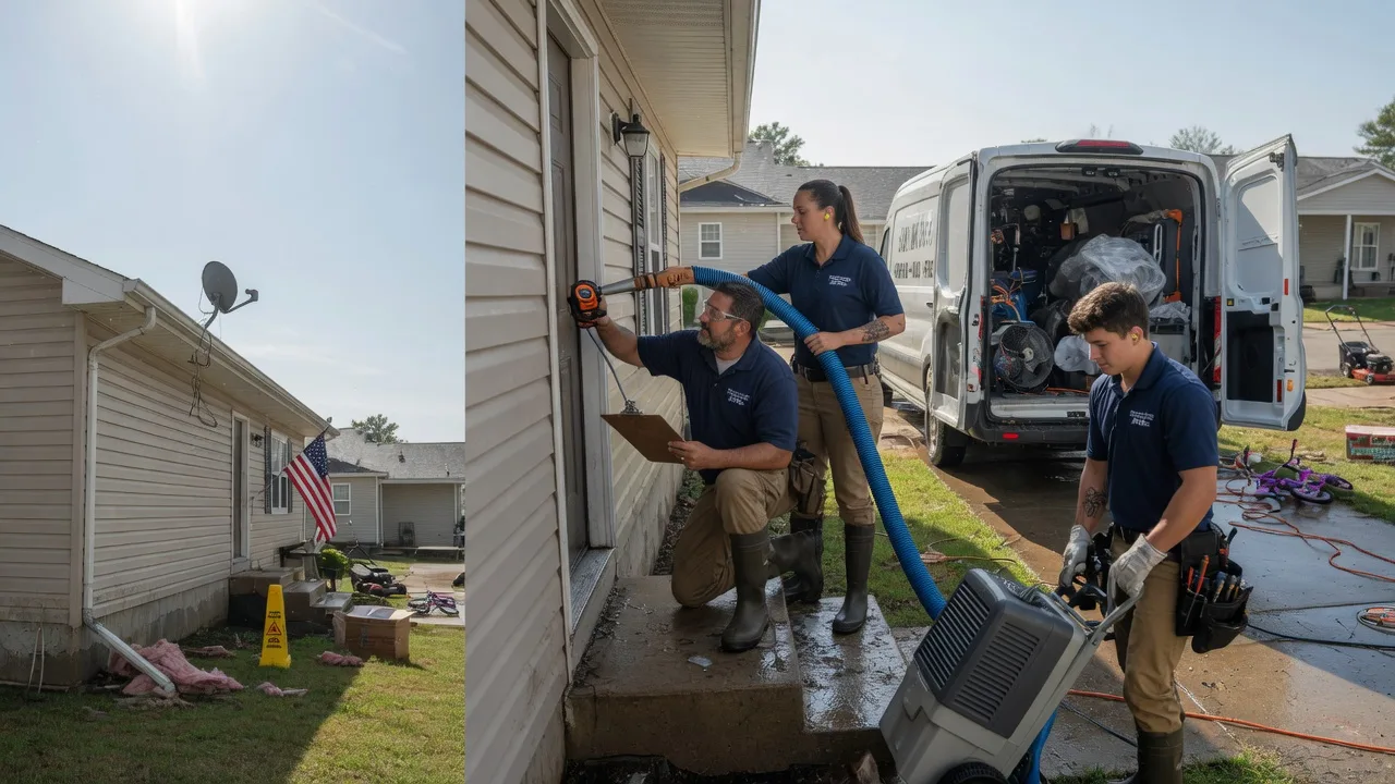 Ceiling Water Damage Restoration in De Kalb, MO near me